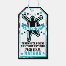 Ninja Guerreros Niños Negros y Verde azulados Grac