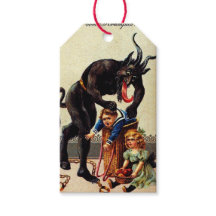 Niños de Krampus en Navidades de Navidad Vintage e