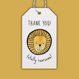 Etiquetas Para Regalos Niños leones en la jungla completamente rubia grac