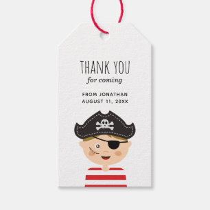 Etiquetas Para Regalos Niños piratas fiesta. Baby boy cumpleaños gracias