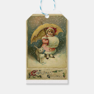 Etiquetas Para Regalos Niños retro de la época victoriana y Navidades de