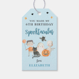 Etiquetas Para Regalos Niños Spooktacular Halloween Fiesta de Cumpleaños