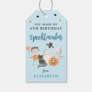 Etiquetas Para Regalos Niños Spooktacular Halloween Fiesta de Cumpleaños
