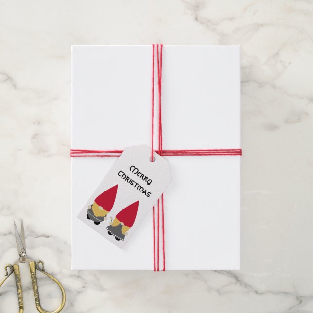 Etiquetas Para Regalos Nisse Folk (Con cuerda)