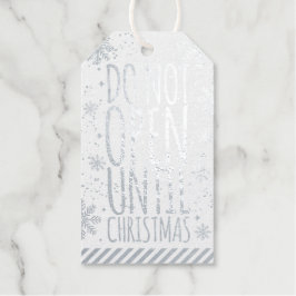 Etiquetas Para Regalos No abrir hasta que Navidades Moda y elegancia