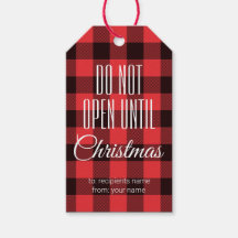 No abrir hasta que se toquen Navidades|Búfalo rojo