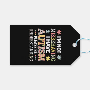 Etiquetas Para Regalos No Me Estoy Portando Mal Tengo Conciencia del Auti
