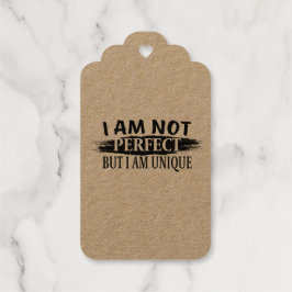 Etiquetas Para Regalos No soy perfecto, pero soy único