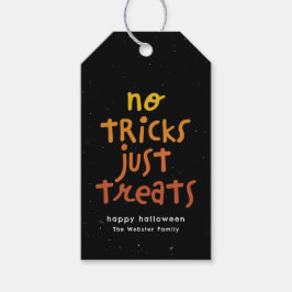 Etiquetas Para Regalos No trucos solo dulces divertida y linda fiesta de 