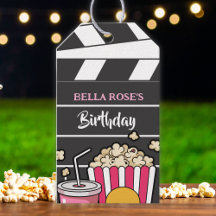 Noche de Cine Fiesta de Cumpleaños para Niñas