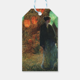 Etiquetas Para Regalos Noche de Julio (por Childe Hassam)