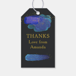 Etiquetas Para Regalos Noche Sky Space Stars Fantasy Fiesta Gracias
