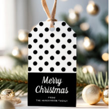 Nochebuena moderna en blanco y negro