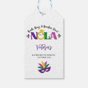 ETIQUETAS PARA REGALOS NOLA BACHELORETTE WEEKEND