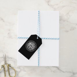Etiquetas Para Regalos Nombre comercial mínimo y logotipo de marca person