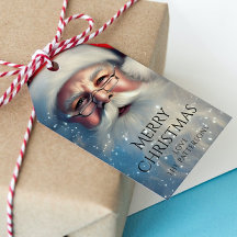 Nombre de familia Clásico de Navidad Santa Nevada
