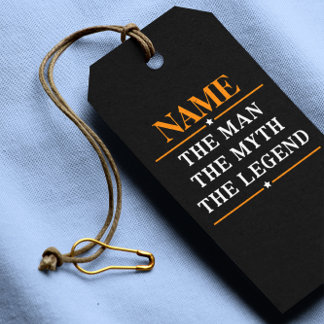 Etiquetas Para Regalos Nombre Personalizado El Hombre El Mito La Leyenda