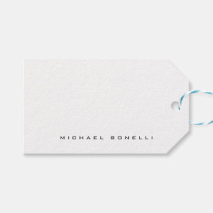 Etiquetas Para Regalos Nombre Propio Profesional Minimalista Moderno Plan