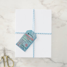 Etiquetas Para Regalos North Pole Express: Special Delivery Tag