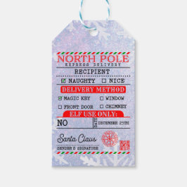 Etiquetas Para Regalos North Pole Express: Special Delivery Tag