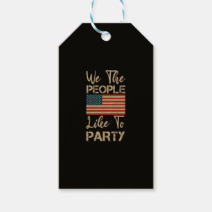 Etiquetas Para Regalos Nosotros el Pueblo Nos Gusta la Fiesta Patriótica