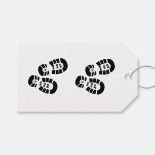 Etiquetas Para Regalos Novedad Humorous Santa's Boot Imps