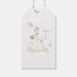 Etiquetas Para Regalos Novia sonrojada en flor Novia a punto de casarse