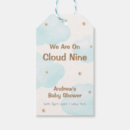 Etiquetas Para Regalos Nube neutral de género Nueve estrellas Baby Shower