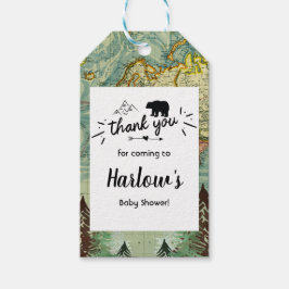 Etiquetas Para Regalos Nuestro mayor oso de mapas de aventuras