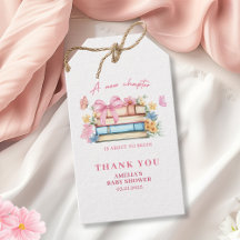 Nuevo capítulo comienza Favor de baby shower vinta