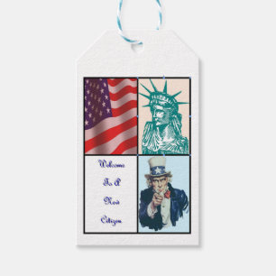 Etiquetas Para Regalos Nuevo ciudadano americano