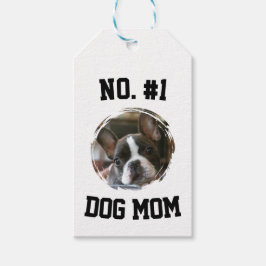 Etiquetas Para Regalos Número 1 perro Mamá Día de la Madre Amantes de las