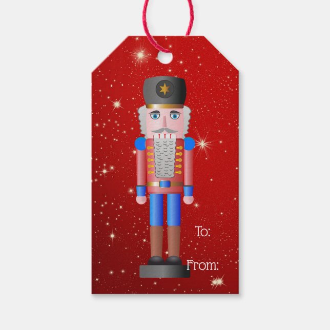 Etiquetas Para Regalos Nutcracker (Anverso)
