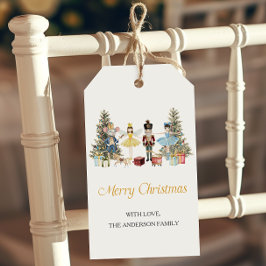 Etiquetas Para Regalos Nutcracker Feliz Navidad
