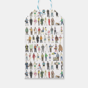 Etiquetas Para Regalos NYC New York City Watercolor Gift Tag