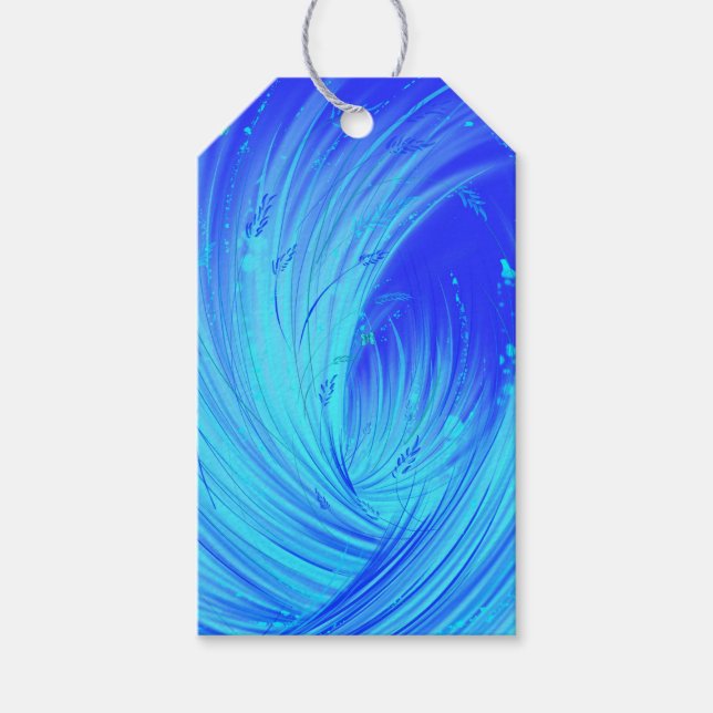 Etiquetas Para Regalos Océano extraño (Anverso)