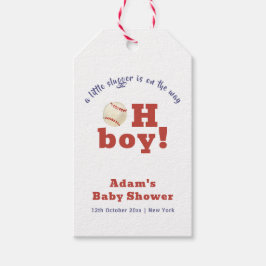 Etiquetas Para Regalos Oh Boy Little Slugger Baseball Sport Baby Shower
