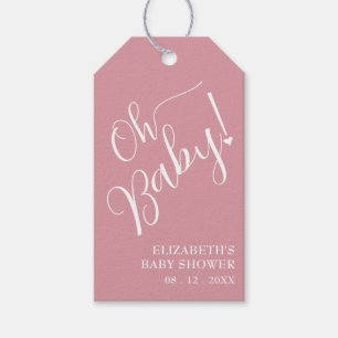 Etiquetas Para Regalos ¡Oh Cielo! Chica Baby Shower