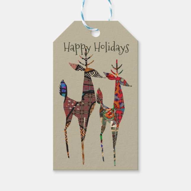 Etiquetas Para Regalos Oh Deer (Anverso)