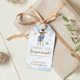 Etiquetas Para Regalos Oh Deer Winter Baby Shower