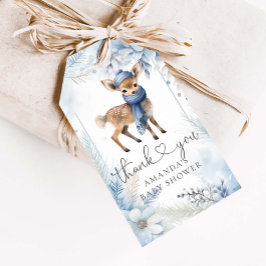 Etiquetas Para Regalos Oh Deer Winter Boy Baby Shower