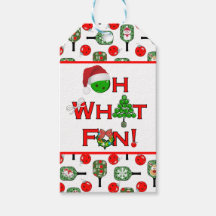 Oh Qué Navidades Divertidos Pickleball Paddles & B