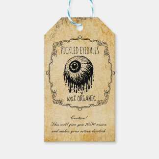 Etiquetas Para Regalos Ojos de boticario en vinagre Halloween vintage