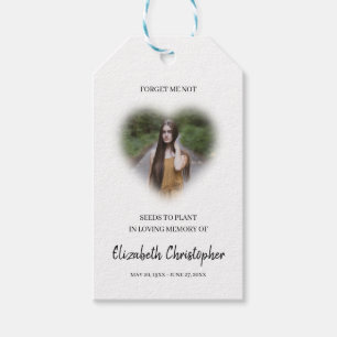 Etiquetas Para Regalos Olvídate de que no estoy semilla en el funeral de