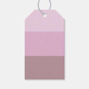 Etiquetas Para Regalos Ombre rayado rosado púrpura