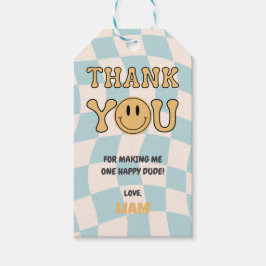 ETIQUETAS PARA REGALOS ONE HAPPY DUDE THANK YOU FAVOR