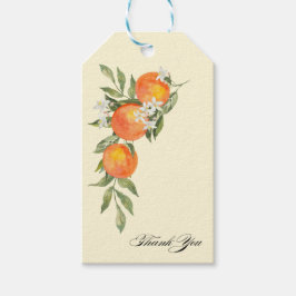 Etiquetas Para Regalos Orange Themed Bridal Shower Favor Gift Tag