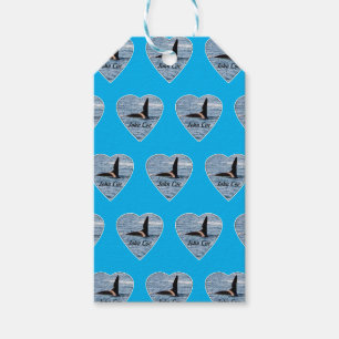 Etiquetas Para Regalos Orca Asesina Ballena Azul John Coe Personalizable