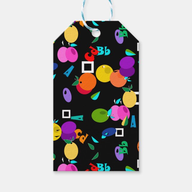 Etiquetas Para Regalos Orchard (Anverso)