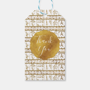 Etiquetas Para Regalos Oro Blanco Egipcio Egipto Glam Favor de Boda